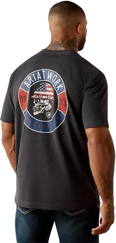 ARIAT Men's Rebar Cotton Strong Skull T-Shirt in Saudi Arabia