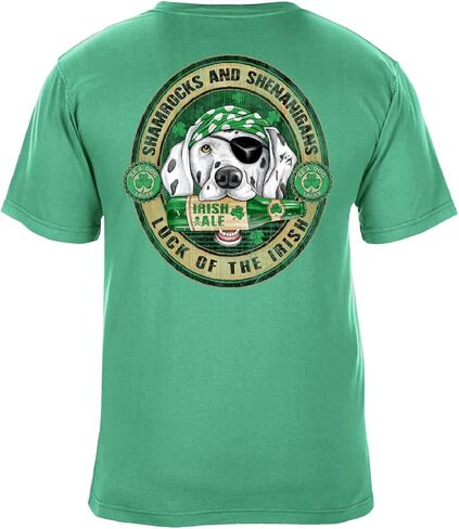 SEA DOG Shamrocks and Shenanigans St. Patrick’s Day Luck of The Irish Graphic T-Shirt, 100% Ringspun Cotton, Printed in USA in Saudi Arabia