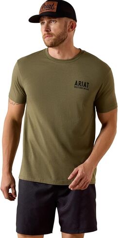ARIAT Men's Outline Shop T-Shirt in Saudi Arabia
