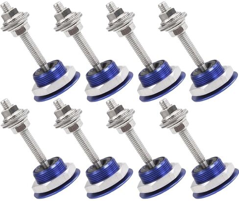 4 قطع دبابيس غطاء مزلاج سريع، مصد مزلاج قفل سريع التحرير، قطر 1.25 بوصة، دبابيس غطاء محرك السيارة من الألومنيوم العالمي، غطاء محرك السيارة، غطاء لوحة الترخيص، مشبك زر الضغط (أزرق، 4) in Kuwait