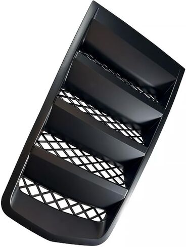 Front Hood Scoop Vents Grille Compatible with Chevrolet 2014-2015 Chevy Camaro Replacement 22828242, GMBHO00017, Matt Black Color in Saudi Arabia
