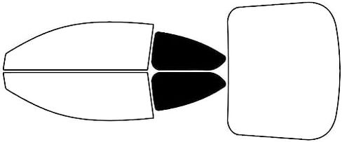 Rvinyl Window Tint Kit Compatible with Scion Tc 2005-2010 - Complete Precut Kit - 5% in Saudi Arabia