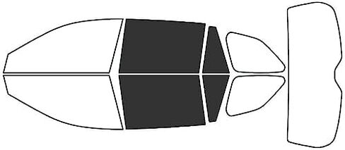 Rvinyl Window Tint Kit Compatible with Subaru Outback 2010-2014 Wagon - Black 20% - Single Ply No Bubble Film - Do it Yourself Vehicle Front Precut Kit in Saudi Arabia