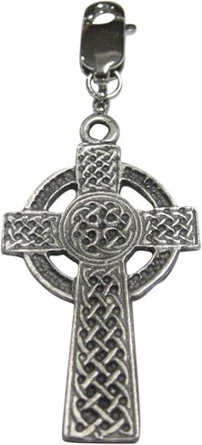Kiola Designs Very Large Celtic Cross Pendant Zipper Pull Charm in Saudi Arabia