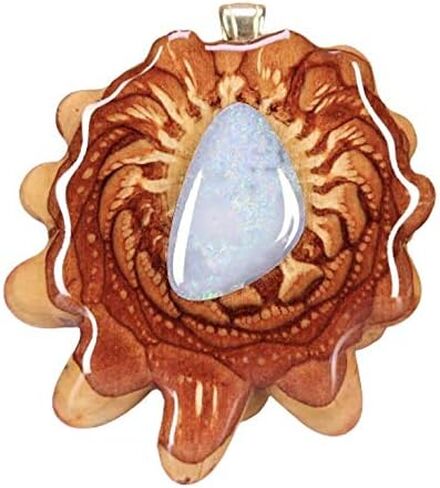 الأسترالي الأزرق العقيق العين الثالثة أكواز الصنوبر قلادة مهرجان مجوهرات للنساء للرجال بوهو الأزياء والعتاد 100٪ الهندسة المقدسة الطبيعية كوز الصنوبر مع قلادة الأحجار الكريمة in Kuwait