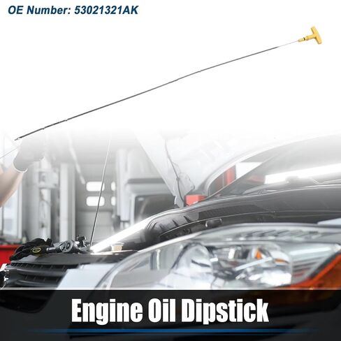 Oil Level Indicator Dipstick Compatible with Dodge for Ram 1500 2011 2012 2013 2014 2015 2016 2017 2018 2019 for Ram 3500 2009 Engine Oil Dipstick 53021321AK in Saudi Arabia