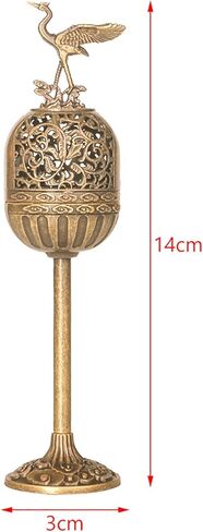1PC Magpie Incense Burner Lucky Bird Incense Holder Alloy Fragrance Censer Smoking Craft Ornaments for Tea House Study Room Home Decor in Saudi Arabia