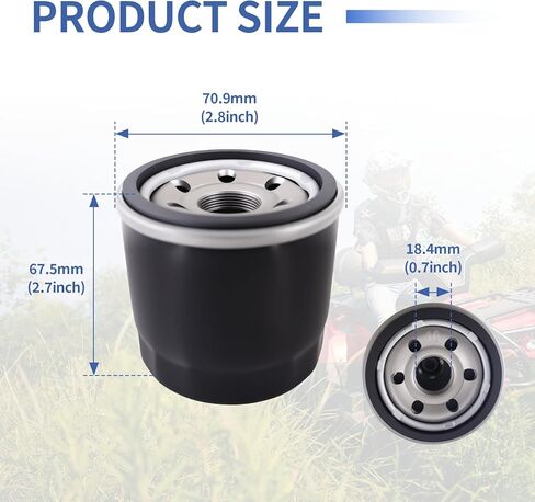 Oil Filter for 1996-2020 Wildcat Arctic Cat 400 500 450 650 700, Alterra RSV4 RS660 Tuono V4 Kymco Cagiva High Performance Powersports Filters Replaces-0812-029/0812-034/2670-440 in Kuwait