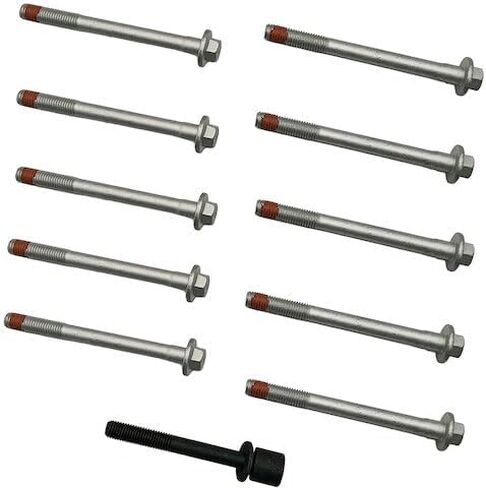 Engine Cylinder Head Bolt Kit - 11-Piece - Compatible with 2014-2021 Chevy Silverado 1500 (for 5.3L and 6.2L V8 Only) in Saudi Arabia