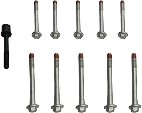Engine Cylinder Head Bolt Kit - 11-Piece - Compatible with 2014-2021 Chevy Silverado 1500 (for 5.3L and 6.2L V8 Only) in Saudi Arabia