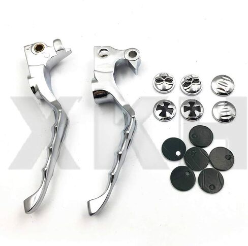 XKH- ذراع فرامل قطع غيار الدراجات النارية متوافق مع Street Glides Road Kings Chrome [B00Y44IEJ2] in Kuwait