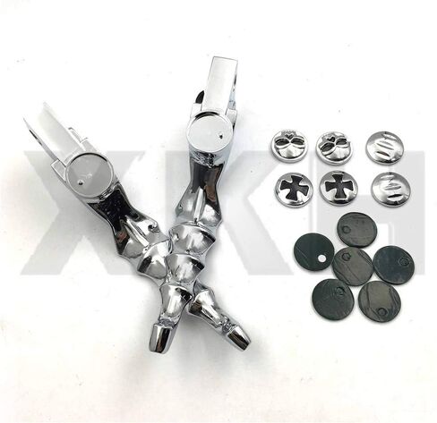 XKH- ذراع فرامل قطع غيار الدراجات النارية متوافق مع Street Glides Road Kings Chrome [B00Y44IEJ2] in Kuwait