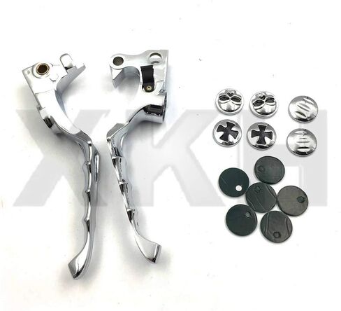 XKH- ذراع فرامل قطع غيار الدراجات النارية متوافق مع Street Glides Road Kings Chrome [B00Y44IEJ2] in Kuwait