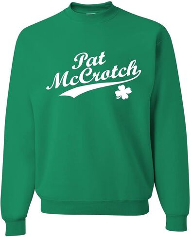 Wild Bobby Irish Humor Let's Get Blarney Stoned Clover St. Patrick's Day Unisex Crewneck Graphic Sweatshirt in Saudi Arabia