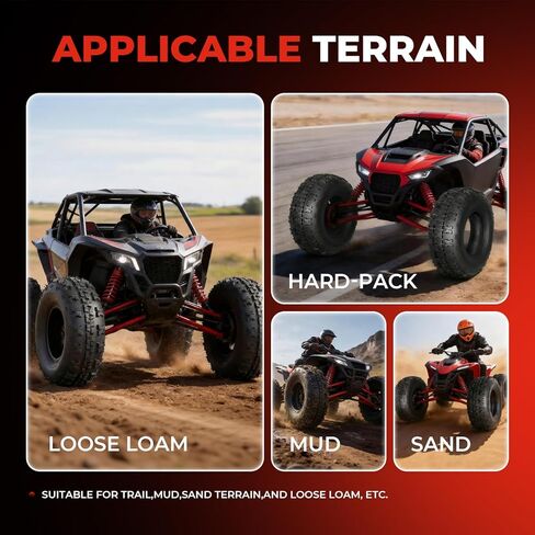 Set of 2 21x7-10 ATV UTV Tires,21x7x10 All-Terrain Tires,4-Ply Rated,Tubeless in Saudi Arabia