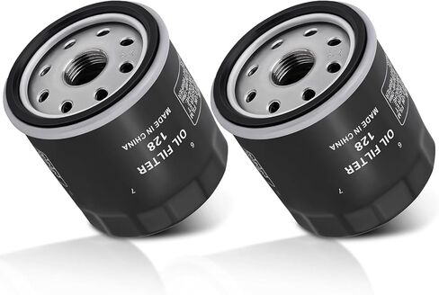 استبدال فلتر الزيت 49065-0724 عنصر فلتر الزيت 49065-7010، لنماذج محرك kawasaki FX850V FX801V FJ180V FH381-721V FH601-770D FX751-FX1000V، AM107423 120-634 1016467، ثقيل واجب، مانع للتسرب، 2 عبوة in Kuwait