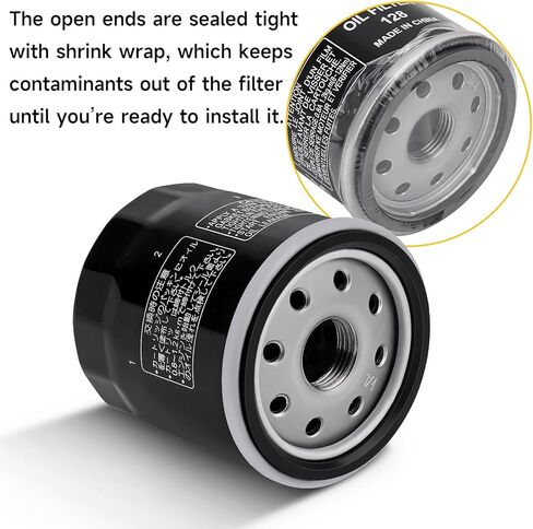 استبدال فلتر الزيت 49065-0724 عنصر فلتر الزيت 49065-7010، لنماذج محرك kawasaki FX850V FX801V FJ180V FH381-721V FH601-770D FX751-FX1000V، AM107423 120-634 1016467، ثقيل واجب، مانع للتسرب، 2 عبوة in Kuwait