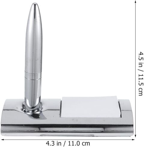 Operitacx Professional Desktop Ballpoint Pen with Base, Multi-function Business Signing Pen for Office and Counter Use in Saudi Arabia