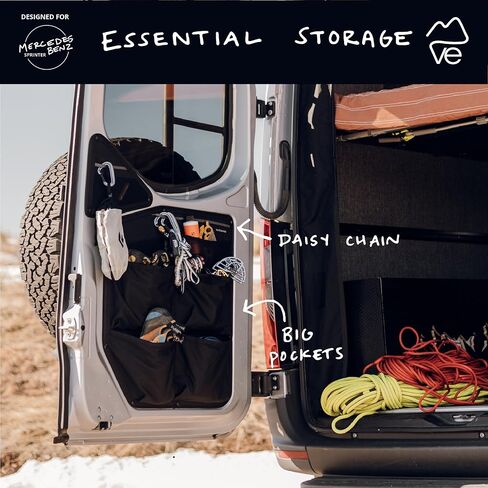لوحات التخزين السفلية للباب الخلفي VanEssential (زوج) مصممة لسيارة Mercedes-Benz VS30 (Van Years 2019 إلى Current) in Kuwait