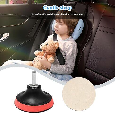 9PCS Car Glass Polishing Kit, Vehicle Windscreen Scratch Remover Set with 100g Cerium Oxide Powder Felt Buffing Pad, Automotive Glass Window Scratch Repair Kit, Universal Fit in Saudi Arabia