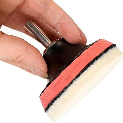 9PCS Car Glass Polishing Kit, Vehicle Windscreen Scratch Remover Set with 100g Cerium Oxide Powder Felt Buffing Pad, Automotive Glass Window Scratch Repair Kit, Universal Fit in Saudi Arabia