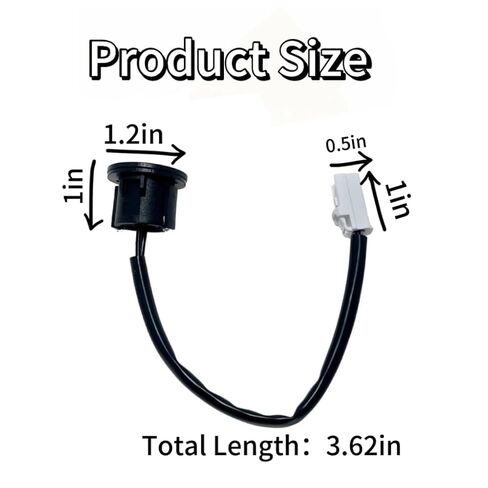 2 pcs.Back Trunk Door Liftgate Lock Push Switch for Mazda 3 M3 Hatchback 2010-2013 | Replaces BBN9624B0C08 BBN9-62-4B0C-08 in Kuwait