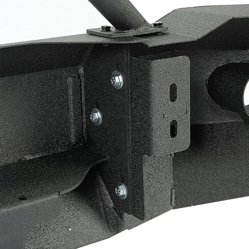 KUAFU Front Bumper Compatible with 1997-2003 Ford F150 with Bull Bar Winch Plate Steel Powder Coated Black - 2 Packages in Saudi Arabia