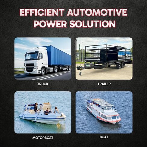 شاحن بطارية مثبت على لوحة 10 أمبير لبطاريات المقطورة 12 فولت، شاحن ذكي ثلاثي الخطوات على متن الطائرة للمقطورات القلابة الهيدروليكية والمركبات الترفيهية والاستخدام البحري والسيارات in Kuwait