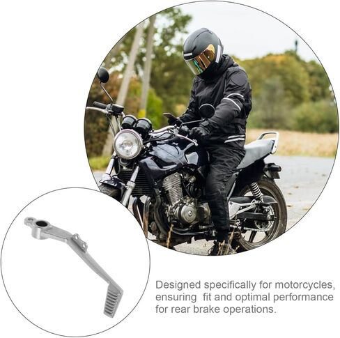 Motorcycle Rear Brake Pedal Foot Lever Replacement Compatible with Honda 2007-2012 Durable Rear Brake Foot Pedal Easy Installation in Saudi Arabia