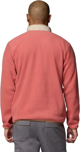 Columbia Men's Sequoia Grove Full Zip Fleece Jacket, Washed Red/Ancient Fossil, XX-Large in Saudi Arabia