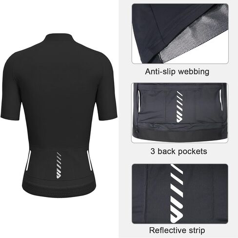 Wulibike Cycling Jersey Women Long Sleeve,Bike Shirts for Women Biking Tops Breathable Cycle Jerseys with 4 Pockets in Kuwait