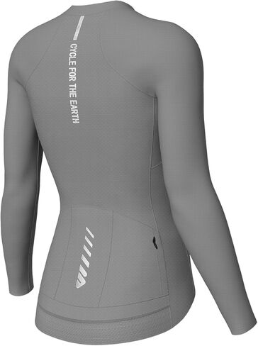 Wulibike Cycling Jersey Women Long Sleeve,Bike Shirts for Women Biking Tops Breathable Cycle Jerseys with 4 Pockets in Kuwait