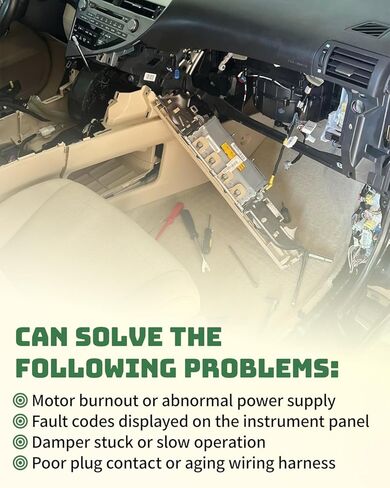 مشغل باب مزيج HVAC يناسب تويوتا سيينا كامري سولارا هايلاندر 2004-2008 لكزس RX330 RX350 2004-2009، التحكم في مزيج مكيف الهواء من جانب الركاب، استبدال 87106-08060 in Kuwait