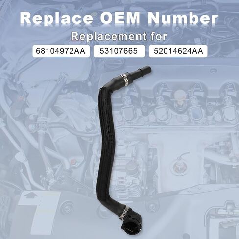 خرطوم سخان JDMON HVAC متوافق مع كرايسلر 200 2015-2017، جيب شيروكي 2014-2018 بديل لـ 68104972AA 53107665 52014624AA in Saudi Arabia