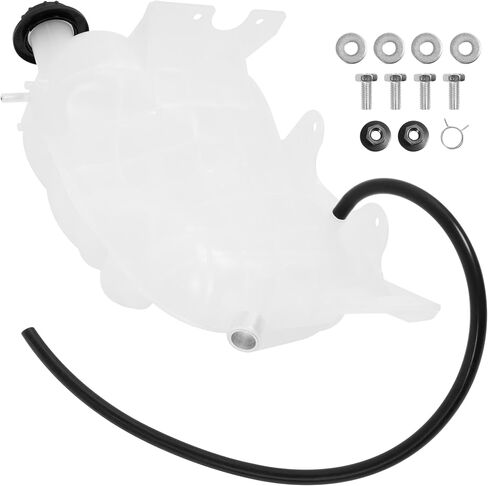 Coolant Reservoir Compatible with 2004-2007 Ford F-650 F-750 Plastic White in Saudi Arabia