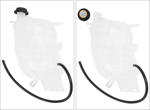Coolant Reservoir Compatible with 2004-2007 Ford F-650 F-750 Plastic White in Saudi Arabia