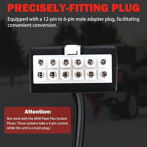 6 Pin Snow Plow Controller Replacement for Western 56462 56369 SAM 1306902 Fisher 9400 Straight Blade Plows 6 Plug Plow Hand Held Controller Parts in Saudi Arabia