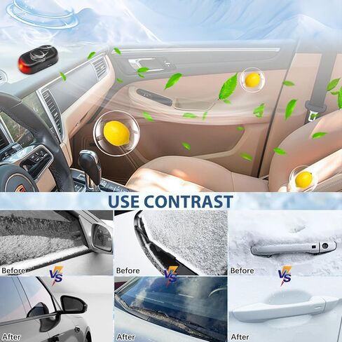 Car Interference Antifreeze Instrument,Universal Solar Car Windshield De-Icer,Reusable Anti-Ice Solution,Automotive Snow Removal Tool for Winter Emergency(3PCS) in Saudi Arabia