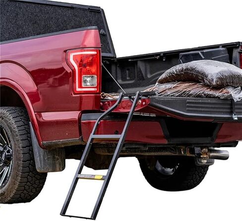 Car Universal 42inch Rear Door Tailgate Ladder Compatible for Trucks Car Pickup Truck Tailgate Ladder Tailgate Ladder Exterior Accessories in Saudi Arabia