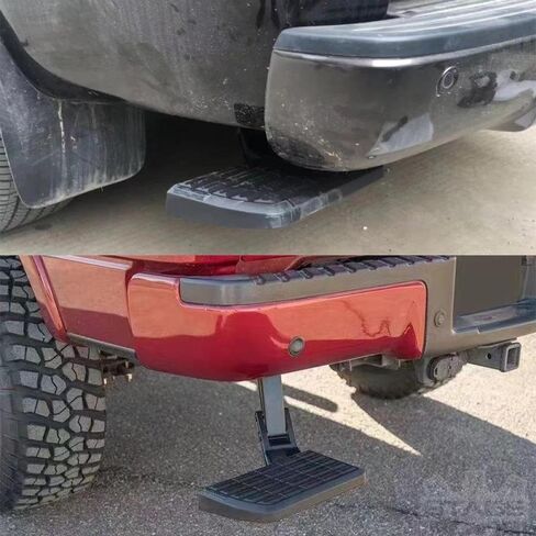 Rear Side Foot Steps Rear Bumper Pedals Tailgate Ladder Compatible with T9 2022 2023 2024 Retractable Pickup in Saudi Arabia