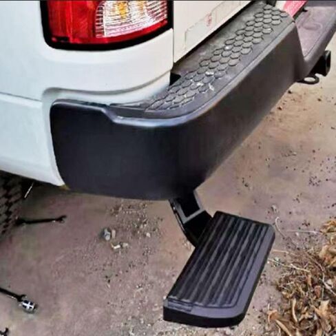 Retractable Step Tailgate Ladder Compatible with Tundra 2014 2015 2016 2017 2018 2019 2020 Rear Side Step Plate in Saudi Arabia