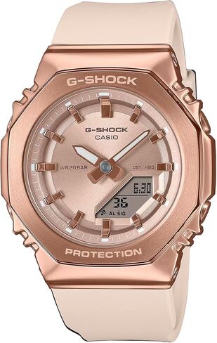 Casio G-Shock Pink Gold Octagonal Women's Watch GMS2110PG-4A in Saudi Arabia
