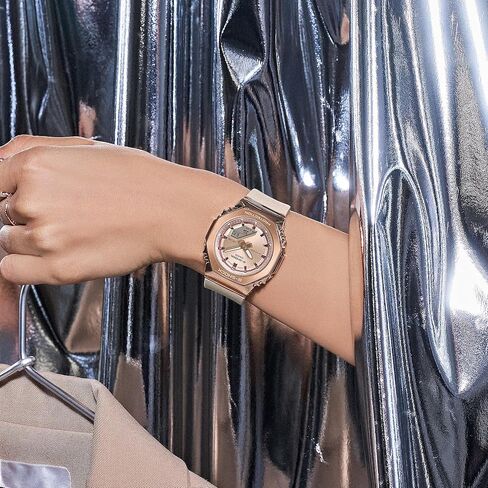 Casio G-Shock Pink Gold Octagonal Women's Watch GMS2110PG-4A in Saudi Arabia