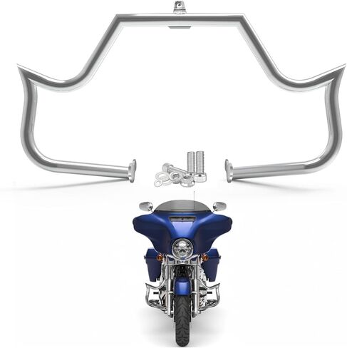 قضيب حماية المحرك للطرق السريعة من أجل Harley Davidson Touring Road Glide Road King Street Glide Electra Glide CVO وTrike موديلات 2009-2025 2026، كروم in Kuwait