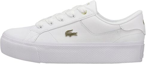 Lacoste Womens Ziane Platform Leather Sneakers in Saudi Arabia