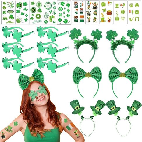 St. Patrick's Day Headbands Irish St Patricks Day Green Headwear Photo Props in Saudi Arabia
