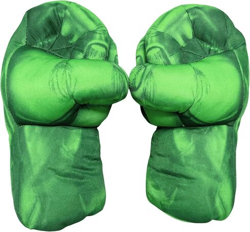 Boxing Hands Gloves Cosplay Costumes Fists,Big Soft Plush Hero Fists,Cosplay Halloween, Roleplay Gift for Birthday, Christmas (Green) in Saudi Arabia