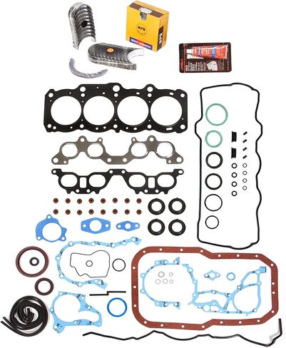 Evergreen Engine Rering Kit FSBRR2029EVE Compatible With 97-99 Toyota Camry Celica 2.2 DOHC 5SFE Full Gasket Set, Standard Size Main Rod Bearings, Standard Size Piston Rings in Saudi Arabia