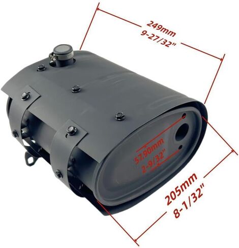 استبدال كاتم صوت العادم لمولدات DuroMax XP13000HXT (الوقود الثلاثي)، XP13000HX / XP13000EH (الوقود المزدوج)، XP13000E (الغاز) بقدرة 13000 واط in Saudi Arabia