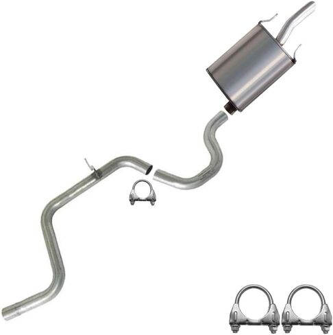 Northeastern Exhaust Stainless Steel Intermediate Pipe Muffler Compatible for Chevrolet Impala 2006-2011 3.5L, Automotive Replacement Part, Includes Clamps in Saudi Arabia